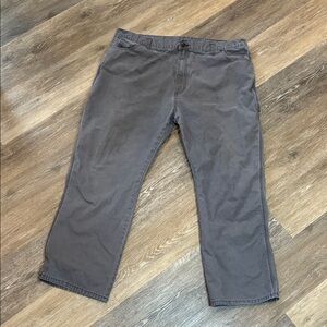 Thrashed Dickies Men's Cargo Pants in Charcoal Gray